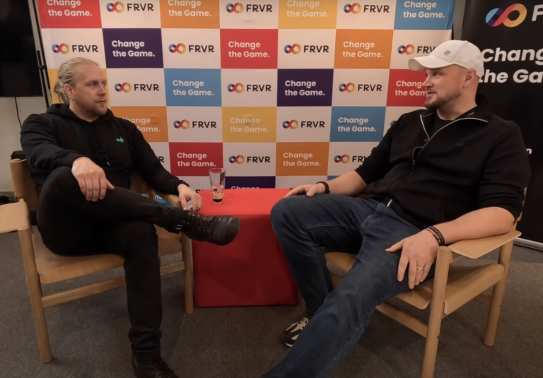 Jiri Kupiainen interviewing Brian Meidell, CEO of FRVR